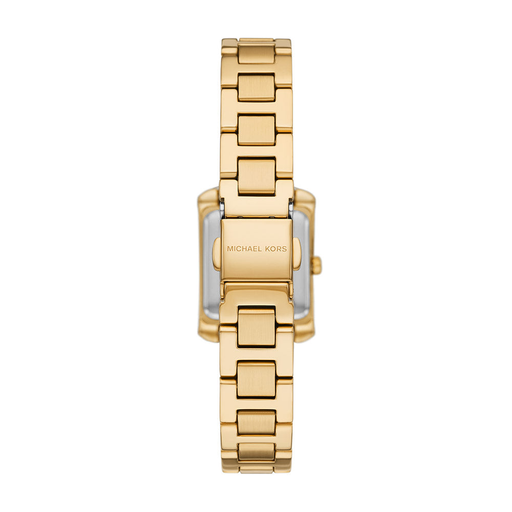 Michael Kors MK4867 gold dial with pavé crystal bezel
