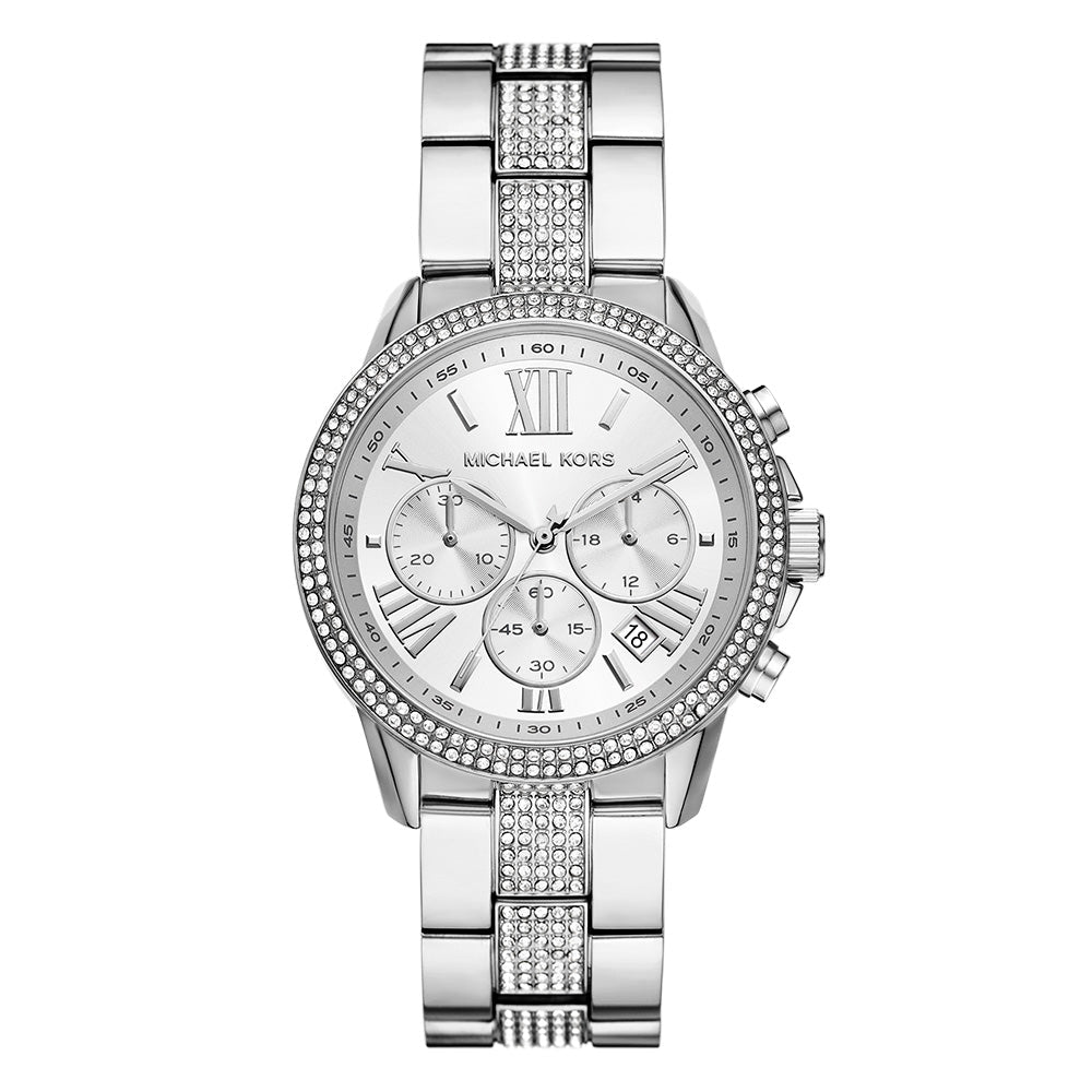 Michael Kors MK7506 silver-tone stainless steel bracelet watch
