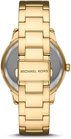 Side profile of Michael Kors Tibby MK6969 stainless steel bracelet watch