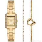 Michael Kors Emery MK7510SET gold watch and bracelet set