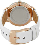 Michael Kors Portia MK2660 Women's Rose Gold Dial White Leather Watch