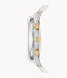 Side profile of Michael Kors Janelle MK8994 stainless steel men's watch