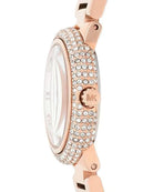 Back case of Michael Kors MK3858 rose gold bracelet wristwatch