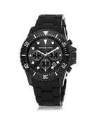 Michael Kors Everest 45mm black stainless steel sports watch