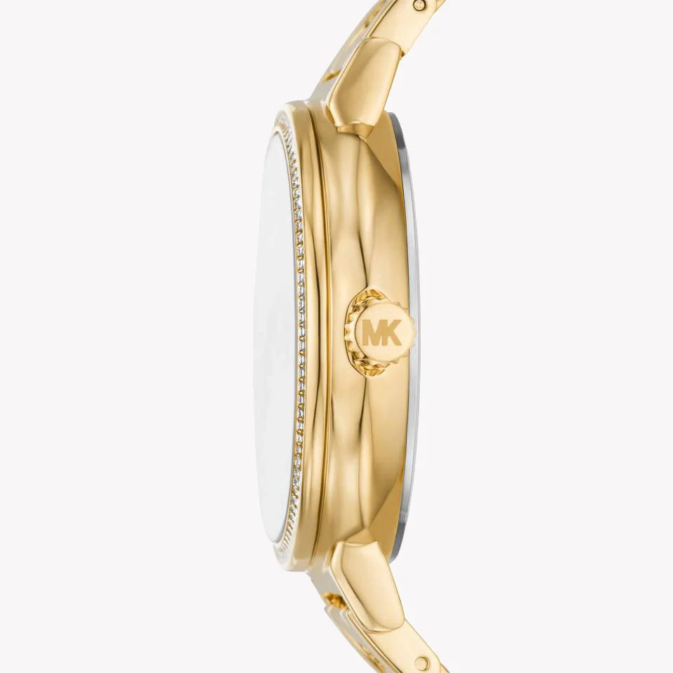 Michael Kors MKO1051 36mm gold analog watch