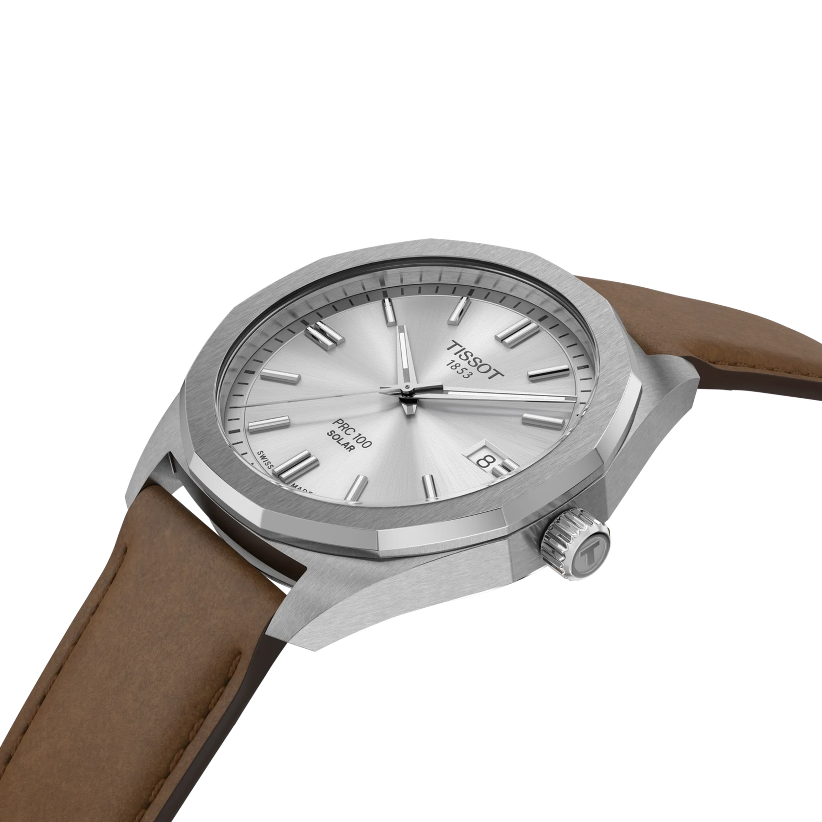 Tissot PRC 100 Solar 39mm T151.422.16.031.00 Quartz Men’s Watch - Luxverse