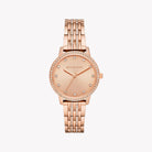 Michael Kors Melissa MK4369 women's rose gold dial rose gold stainless steel watch front view