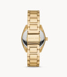 Back case of Michael Kors MK7133 quartz multifunction women's wristwatch