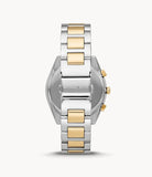 Back case of Michael Kors MK8994 quartz chronograph bracelet wristwatch