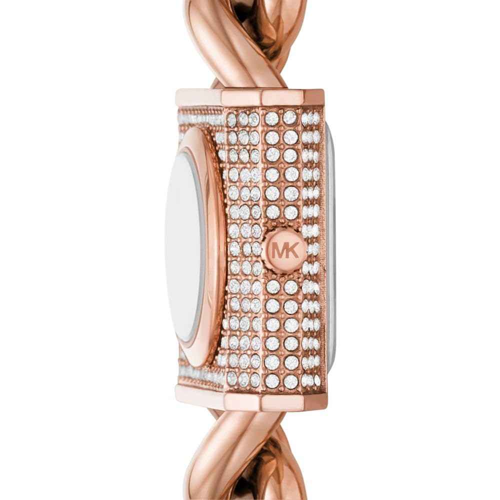 Michael Kors MK Chain Lock MK4827 Women's Rose Gold Crystal Watch