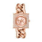 Michael Kors MK Chain Lock MK4827 Women's Rose Gold Crystal Watch
