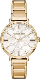 Michael Kors Addyson MK4712 Women's White Dial Gold Stainless Steel Watch