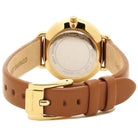 Back case of Michael Kors MK2734 brown leather wristwatch