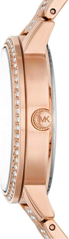 Side profile of Michael Kors Melissa MK4369 women's watch