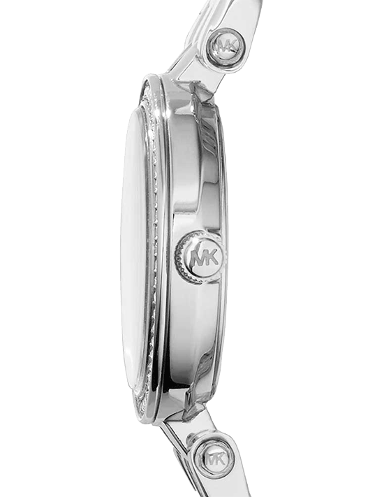 Side profile of Michael Kors Darci MK3294 women's watch