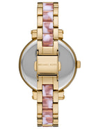 Back case of Michael Kors Sofie MK4344 quartz chronograph watch