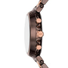 Michael Kors MK7496 brown rose gold stainless steel watch