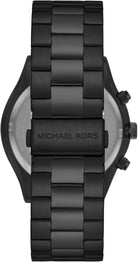Back view of Michael Kors MK8919 genuine black metal watch bracelet