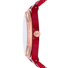 Michael Kors Lennox MK7455 Women's Red Dial Red Stainless Steel Watch