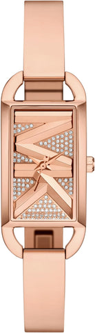 Michael Kors Empire MK4858 women's rose gold bangle watch