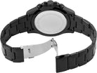 Michael Kors MKO1158 noir dial chronograph watch