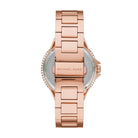 Back case of Michael Kors MK7340 quartz women's wristwatch