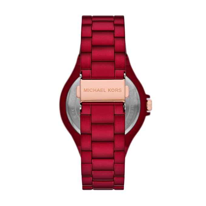 Michael Kors Lennox MK7455 Women's Red Dial Red Stainless Steel Watch