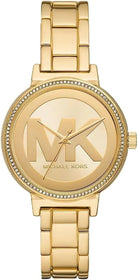 Michael Kors MKO1051 gold dial bracelet watch