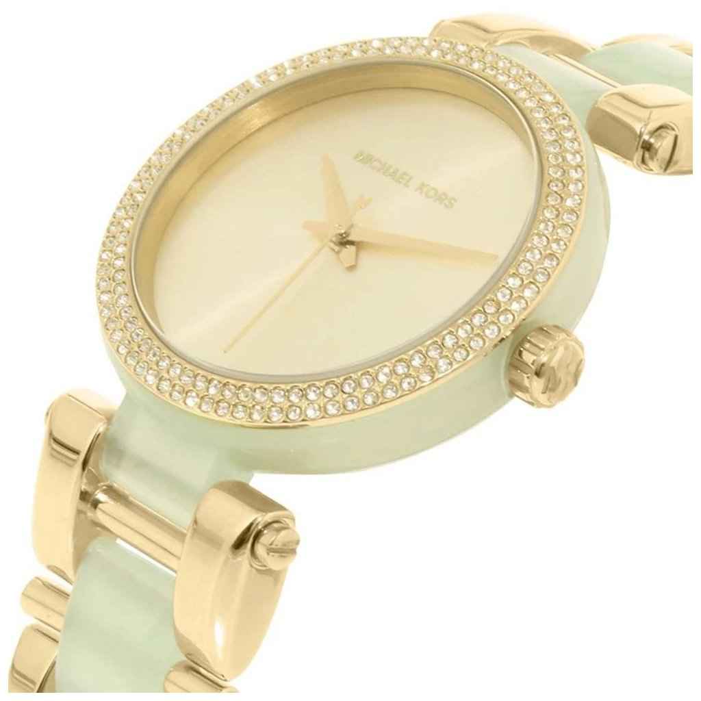 Michael Kors Delray MK4317 Women's Two-Tone Rose Gold Analog Watch