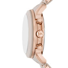 Michael Kors MK7386 beige stainless steel chronograph watch