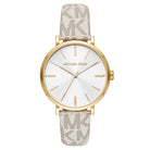 Michael Kors Addyson MK2946 Women's Silver Dial White PVC Watch