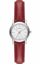 Burberry The City Silver Dial Red Strap BU9232 – Women’s Watch - Luxverse