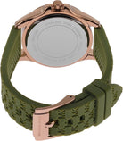 Back case of Michael Kors MK7421 quartz women's olive green wristwatch