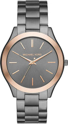 Michael Kors Runway MK8576 Women's Gray Dial Gray Stainless Steel Analog Watch