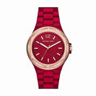 Michael Kors Lennox MK7455 Women's Red Dial Red Stainless Steel Watch