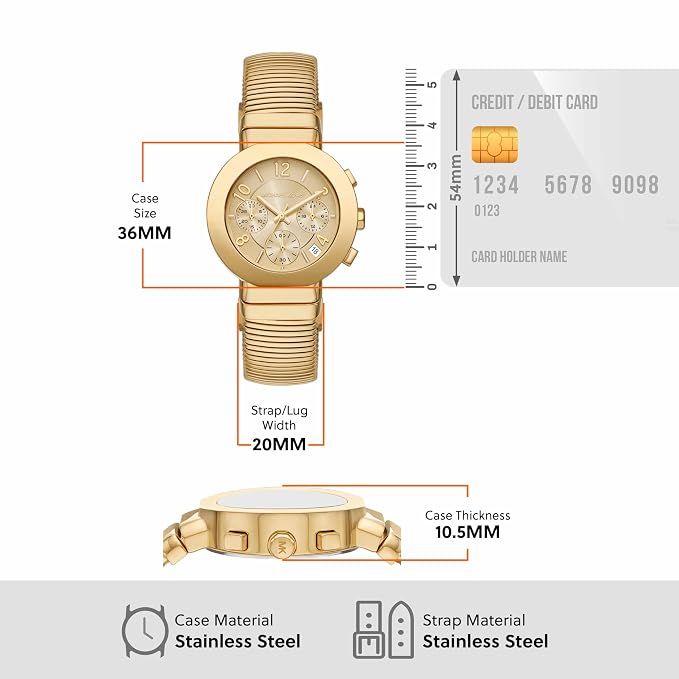 Michael Kors MK7525 luxury gold fashion watch