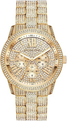 Michael Kors Bradshaw MK6789 women's gold pavé chronograph watch