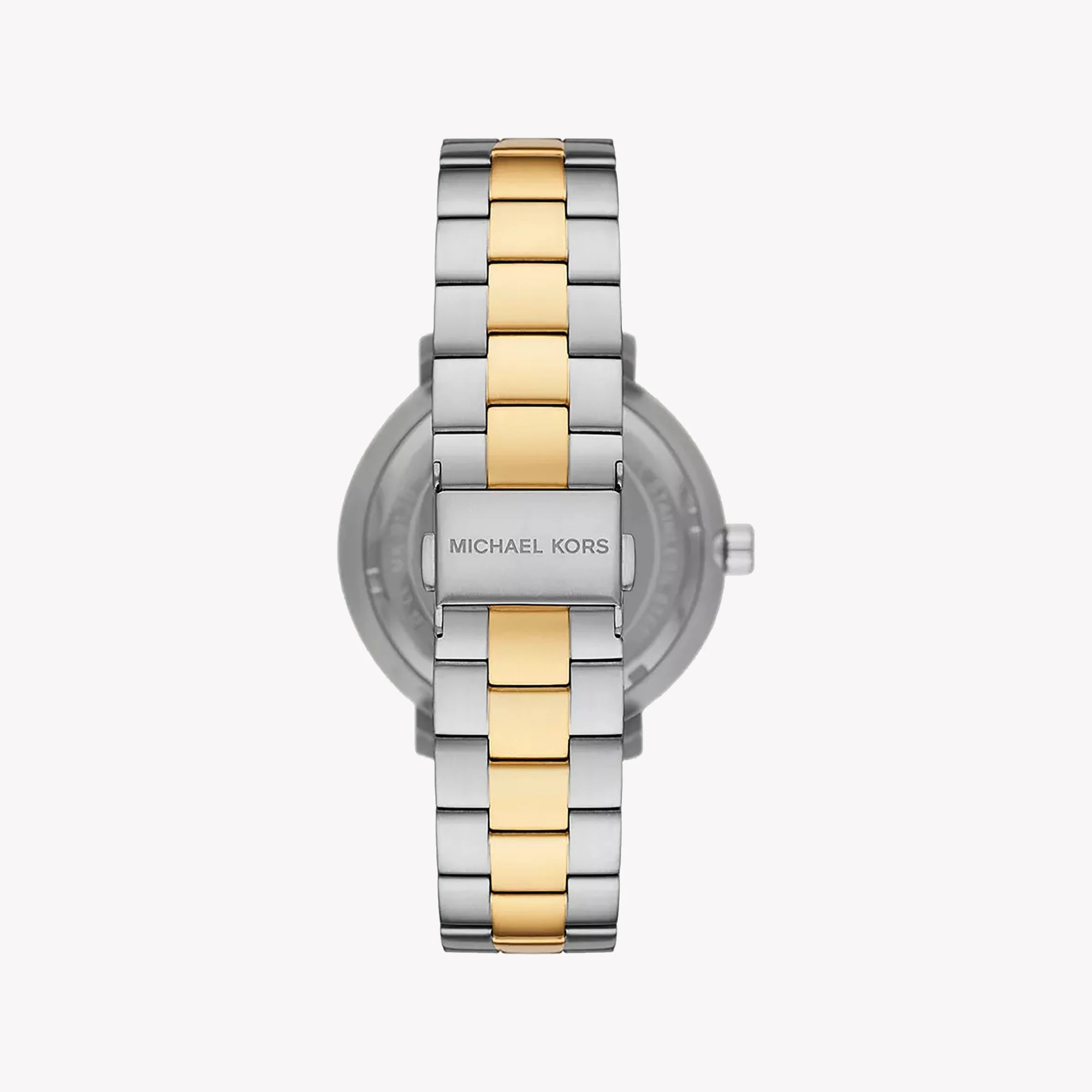 Back case of Michael Kors MK9134 two-tone bracelet wristwatch