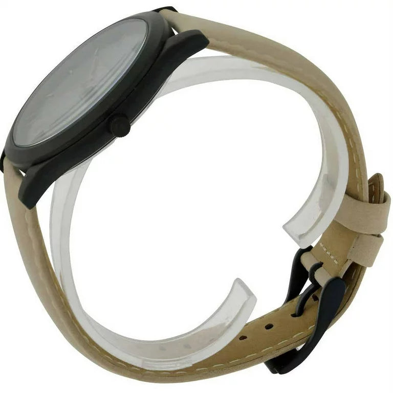 Back case of Michael Kors MK8510 quartz men's leather wristwatch