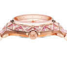 Michael Kors Raquel MK7343 Women's Pink Pavé Dial Rose Gold Stainless Steel Watch