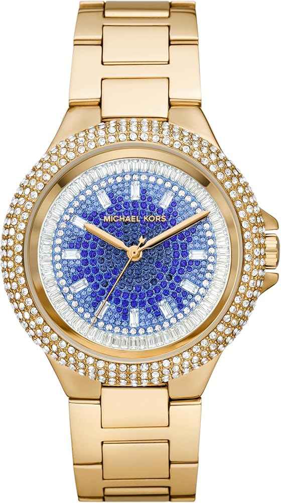 Michael Kors Camille MK7341 Women's Blue Ombre Dial Gold Stainless Steel Watch
