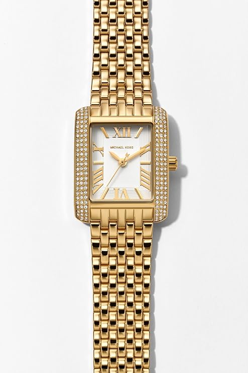 Michael Kors MK4826 luxury rectangle dress watch for women