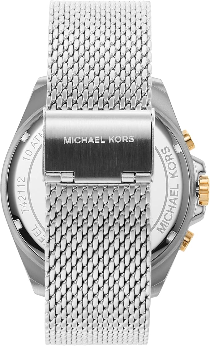 Back case of Michael Kors MK8961 quartz chronograph interchangeable strap watch