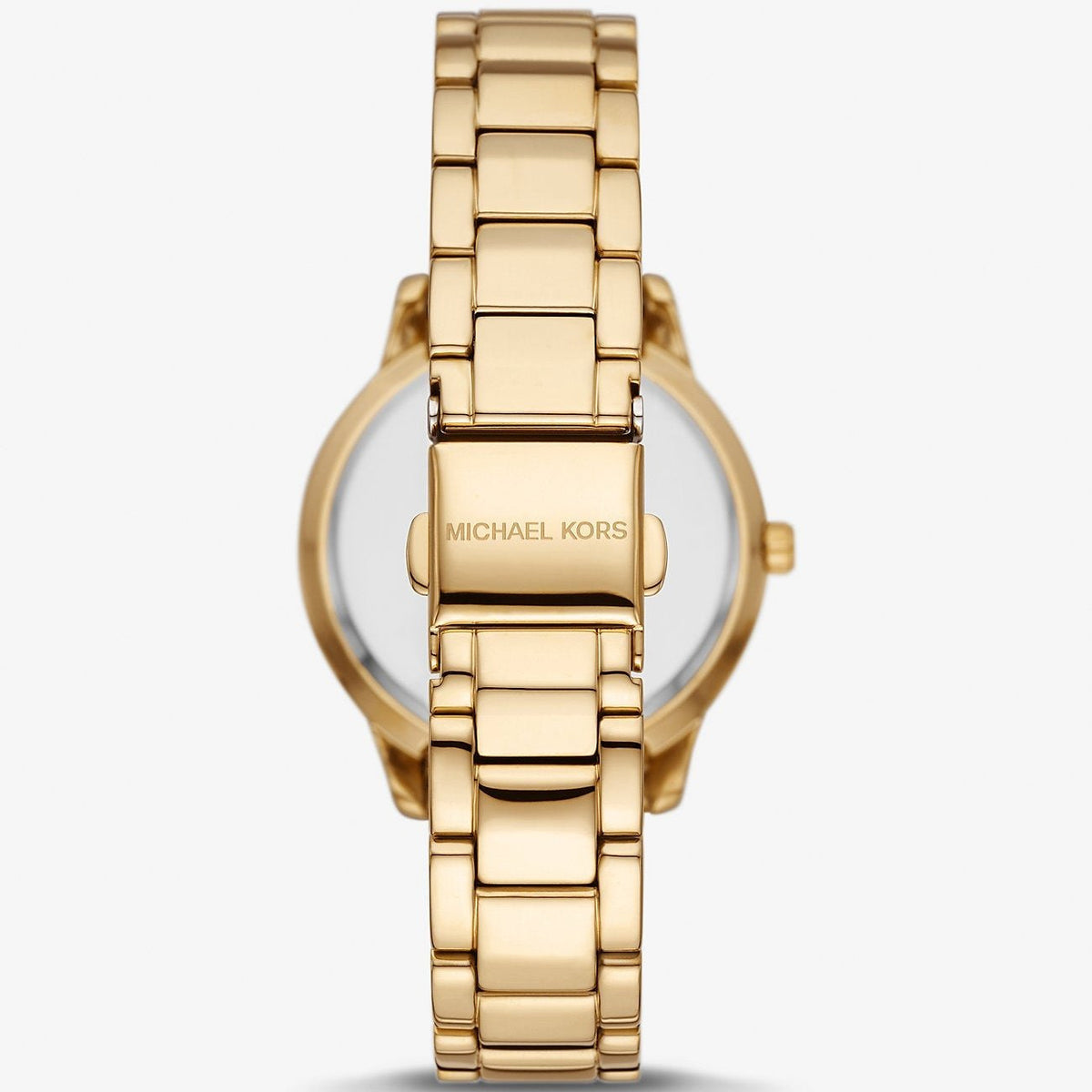 Back case of Michael Kors MK1057 women's stainless steel wristwatch