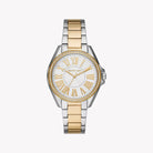 Michael Kors MK6931 women's two-tone white dial watch