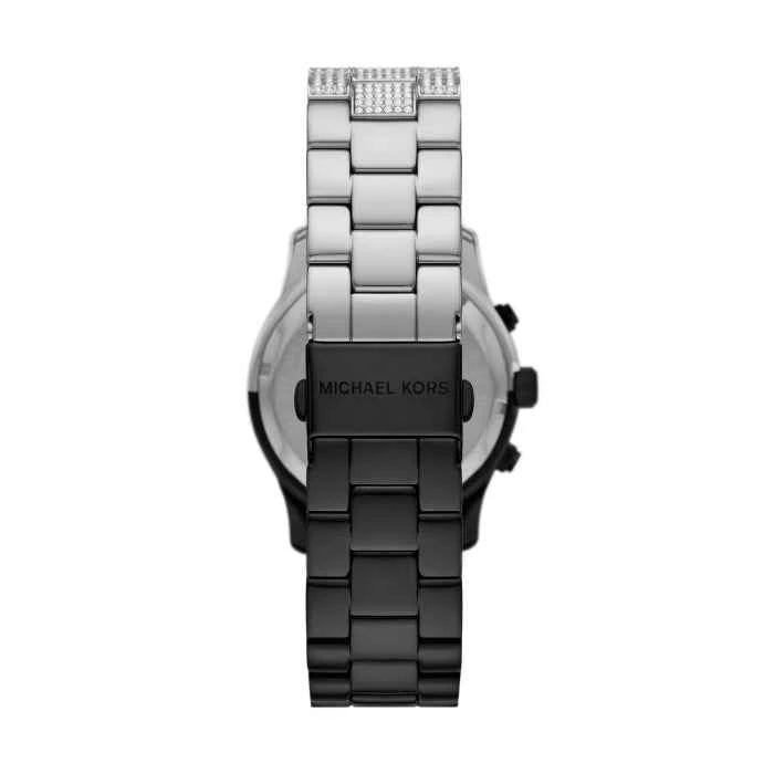 Michael Kors Runway MK7433 Women's Black Dial Silver Stainless Steel Chronograph Watch
