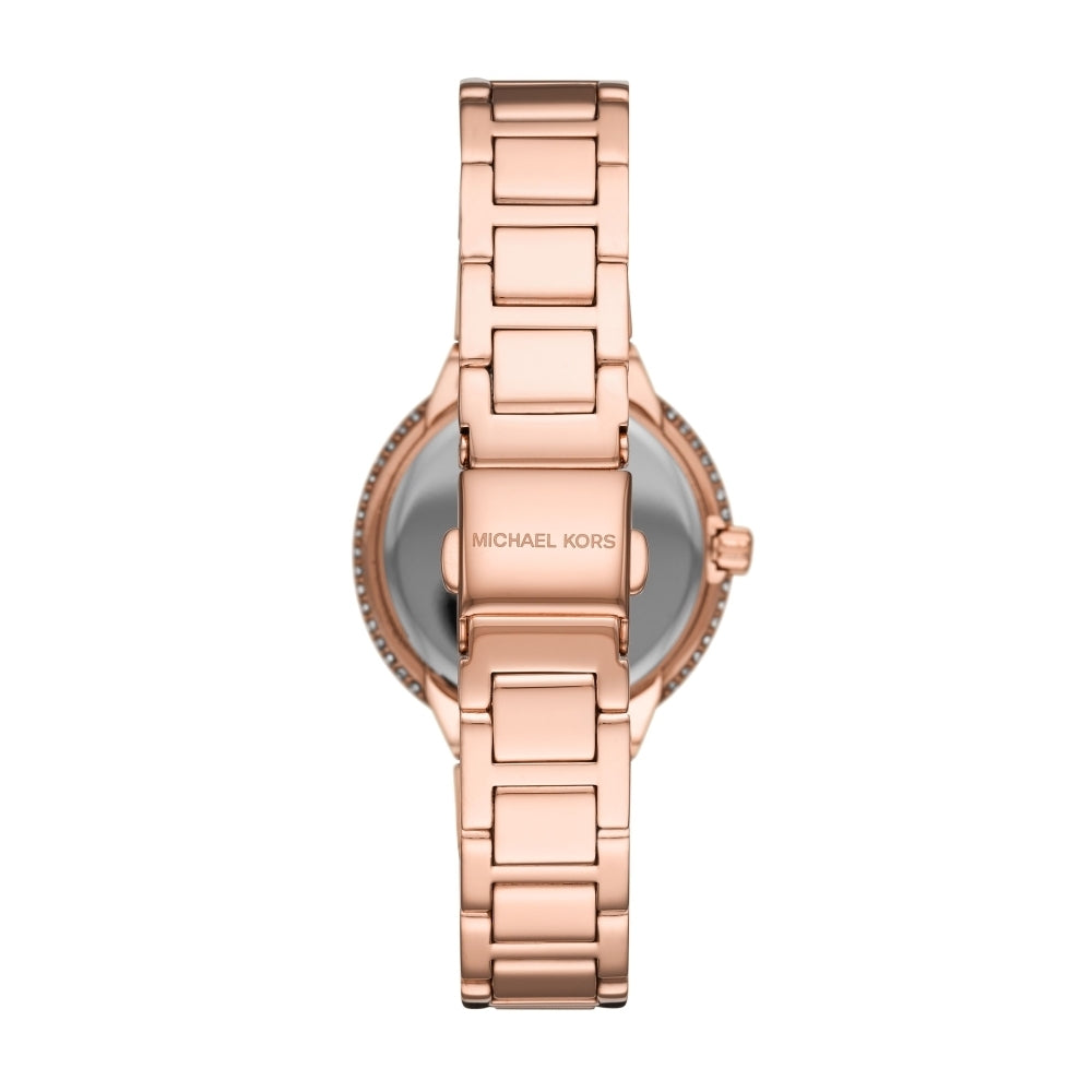 Back case of Michael Kors Taryn MK4460 quartz watch