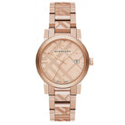 Burberry The City Engraved Check Rose Gold BU9039 – Men’s Watch - Luxverse