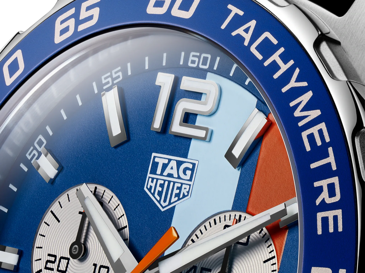 TAG Heuer CAZ101N.FC8243 Formula 1 Gulf Racing Special Edition Watch - Luxverse