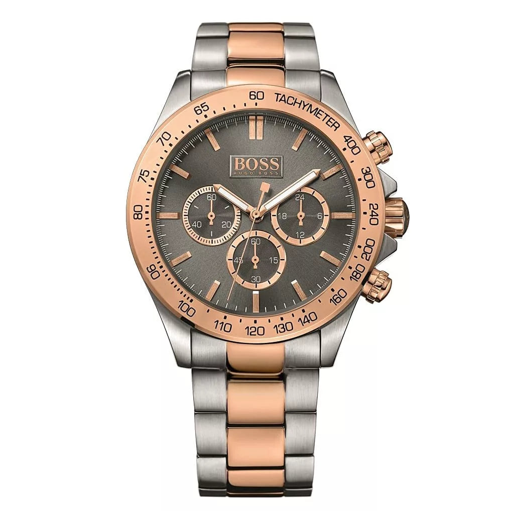 Hugo Boss HB1513339 Silver/Rose Gold  Wristwatch – Men’s Watch - Luxverse